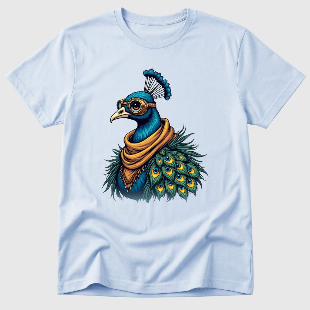 Light Blue Goggled Peacock - Mosaic Rhino