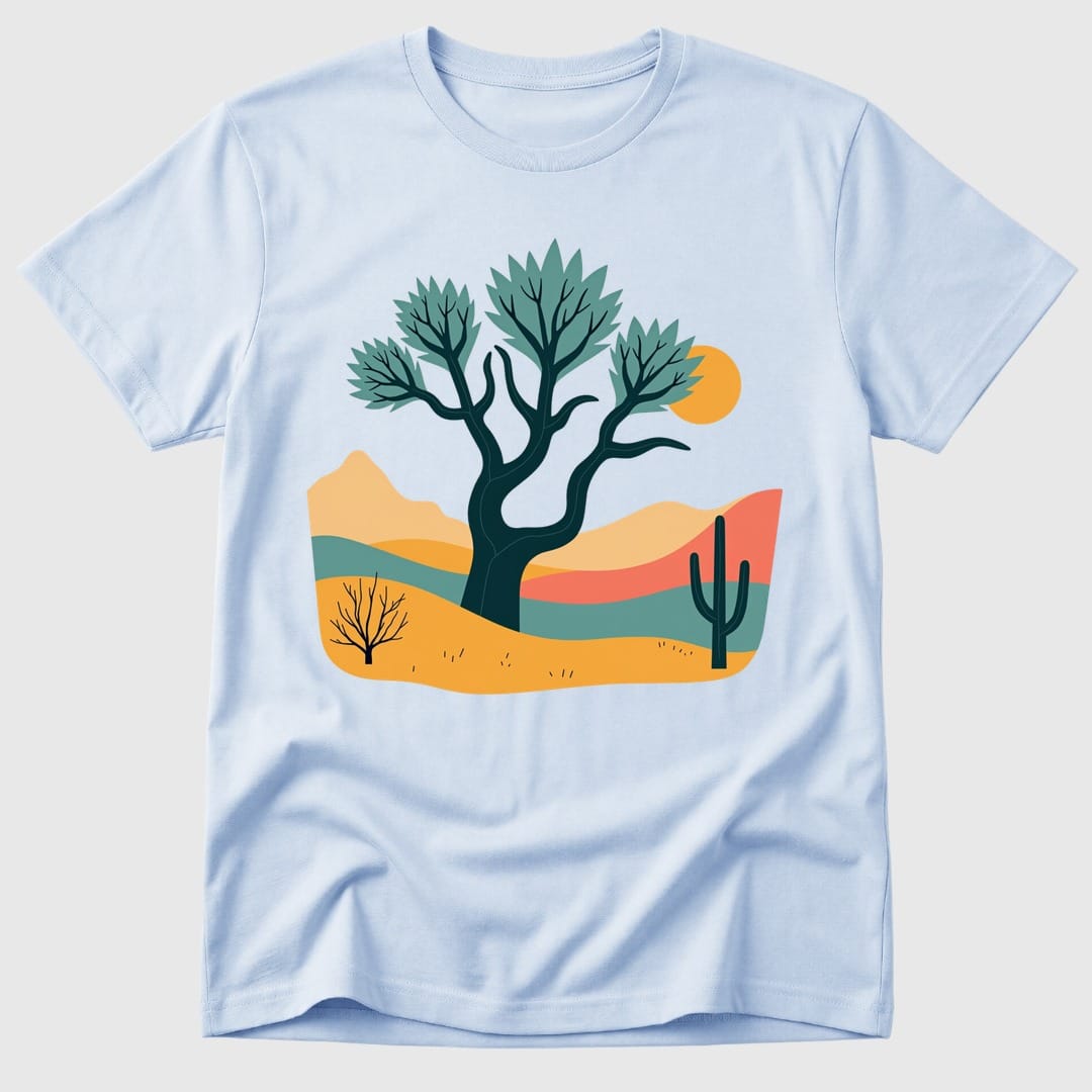 Light Blue Joshua Tree - Mosaic Rhino