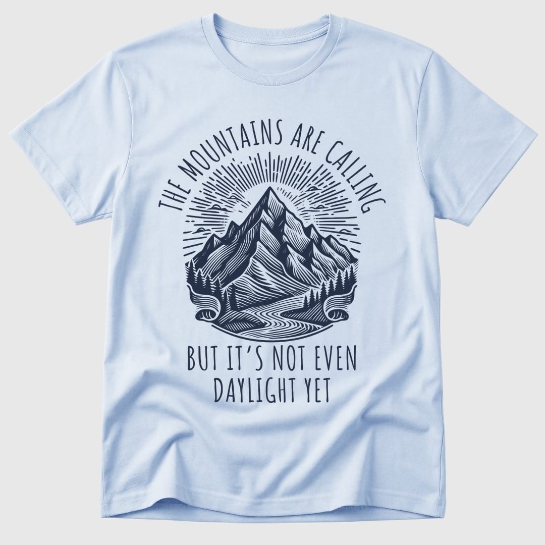 Light Blue Mountains Are Calling - Mosaic Rhino