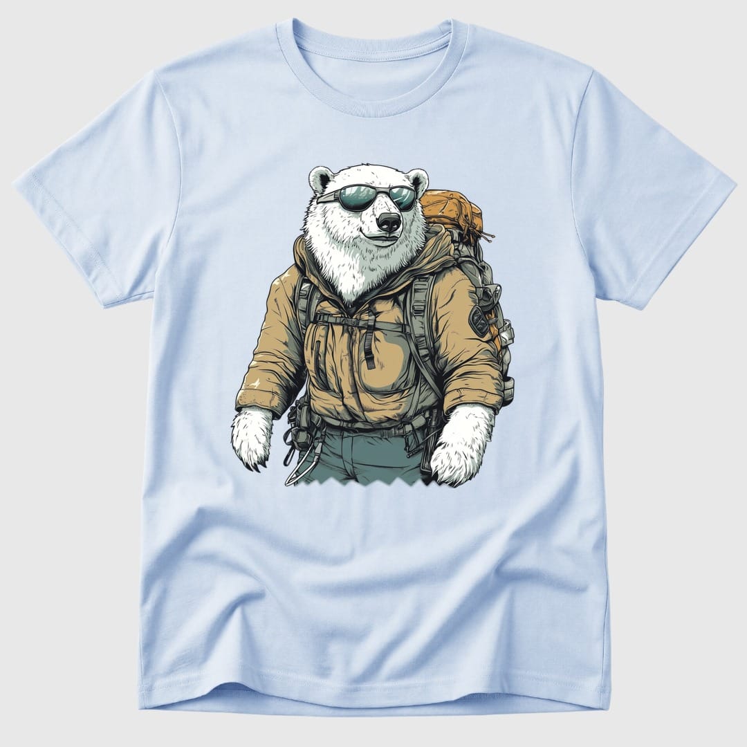 Light Blue Polar Bear Trekker - Mosaic Rhino