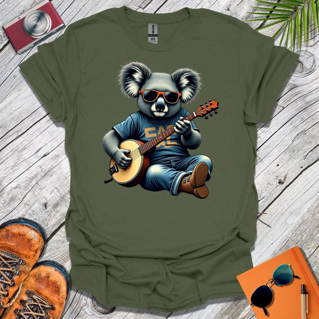 Banjo Plucking Koala T-Shirt