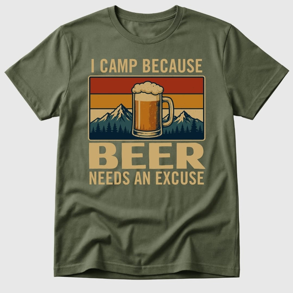 Camp For Beer T-Shirt