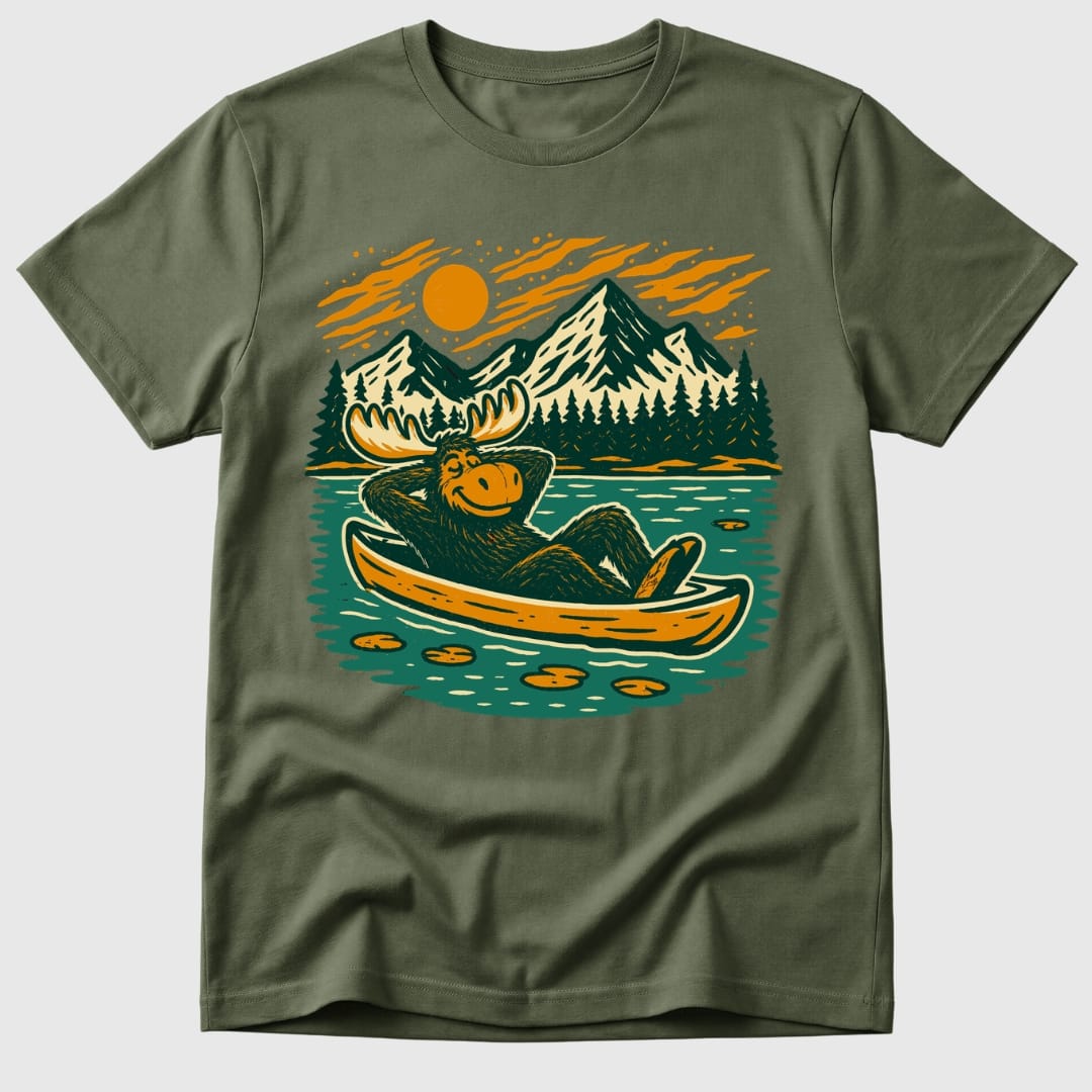 Chilled Lake Moose T-Shirt