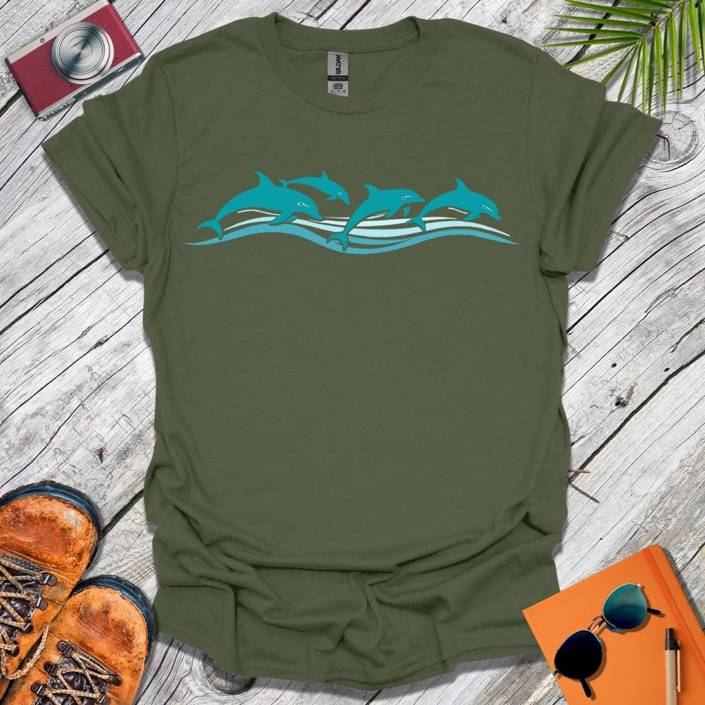 Dolphins Leaping T-Shirt