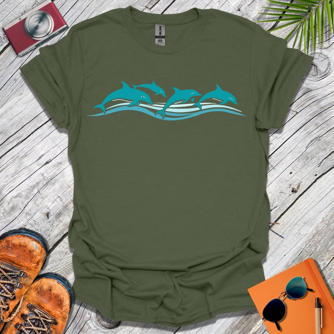 Dolphins Leaping T-Shirt