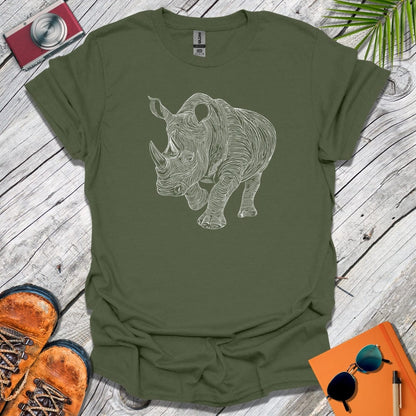 Echo of the Wild Rhino T-Shirt