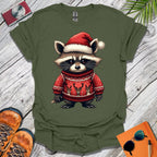 Festive Raccoon T-Shirt