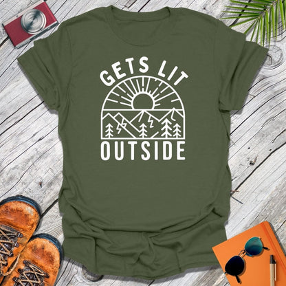 Gets Lit Outside T-Shirt