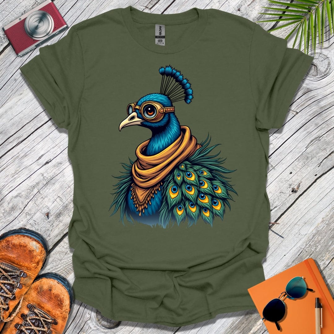 Goggled Peacock T-Shirt