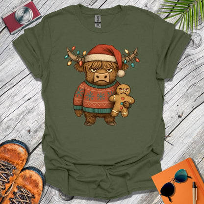Life & Soul Xmas Cow T-Shirt