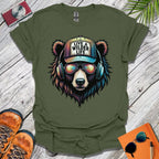 Live a Wilder Life Psychedelic Bear T-Shirt