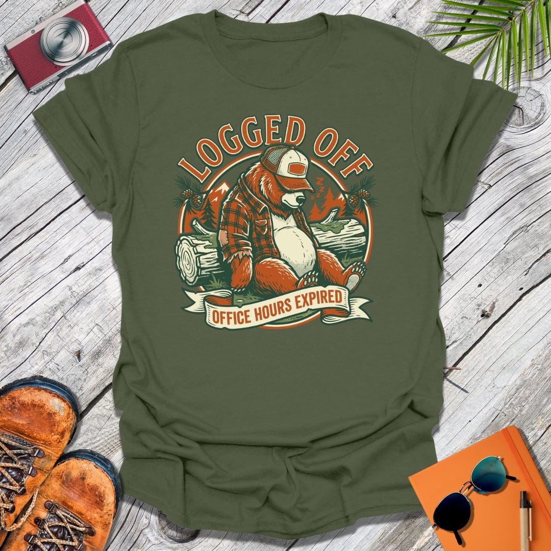 Logged Off Bear T-Shirt