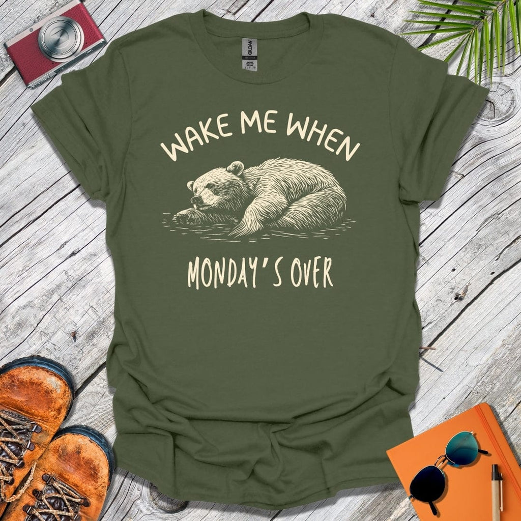 No Mondays Bear T-Shirt