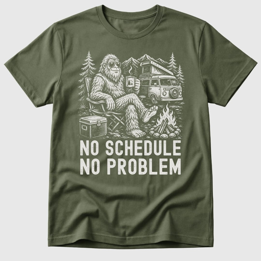 No Schedule Bigfoot T-Shirt