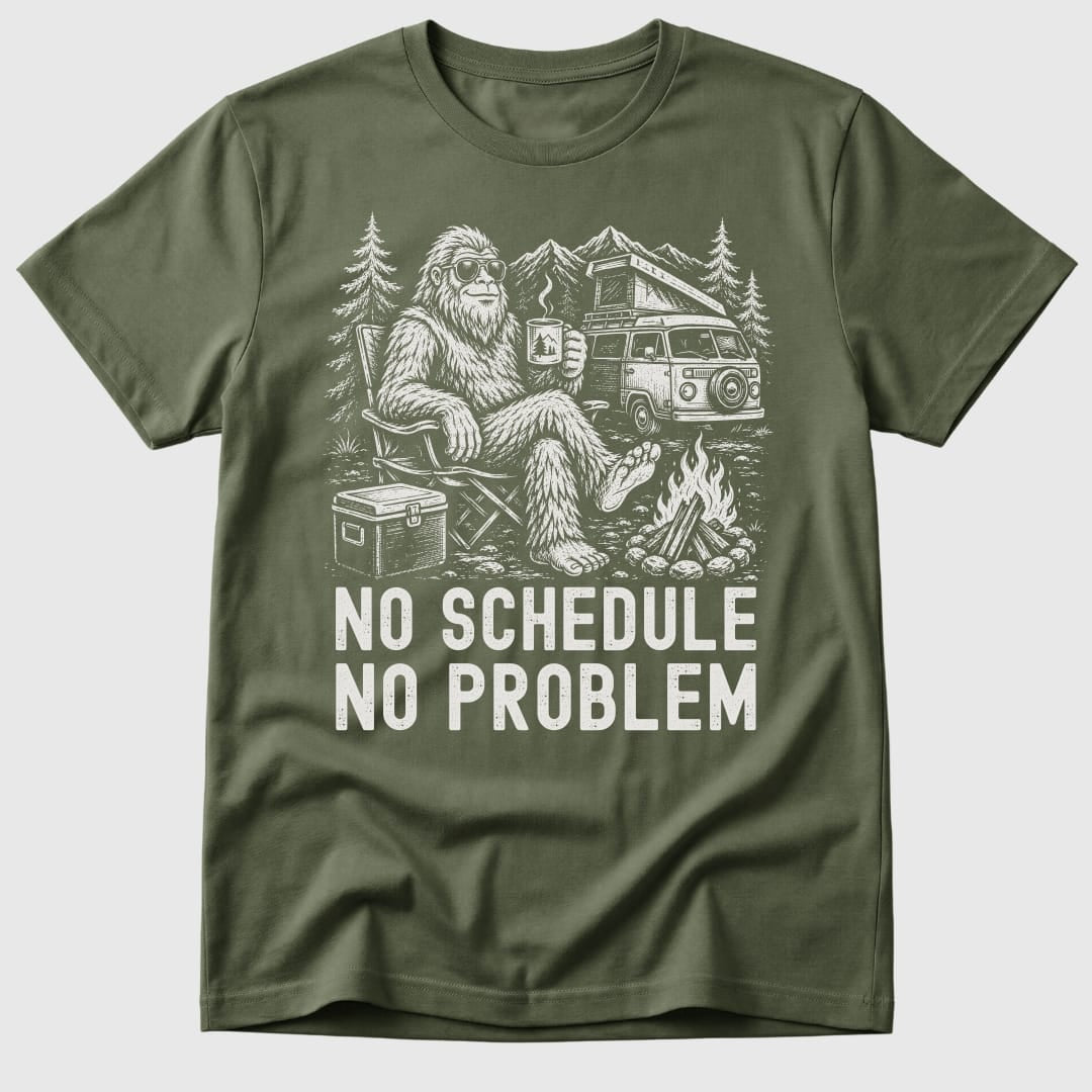 No Schedule Bigfoot T-Shirt