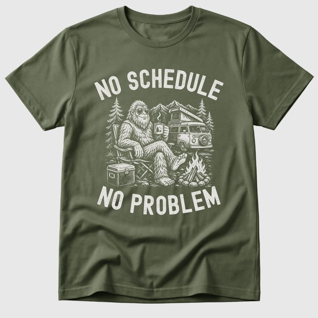No Schedule Bigfoot T-Shirt