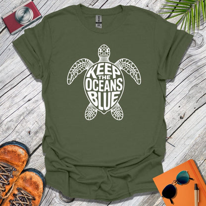 Oceans Blue Turtle T-Shirt