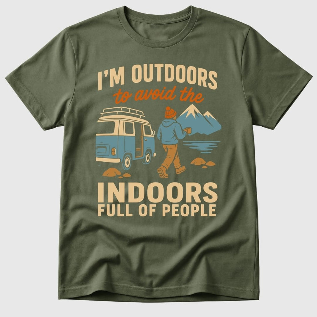 Outdoors v Indoors T-Shirt