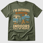 Outdoors v Indoors T-Shirt