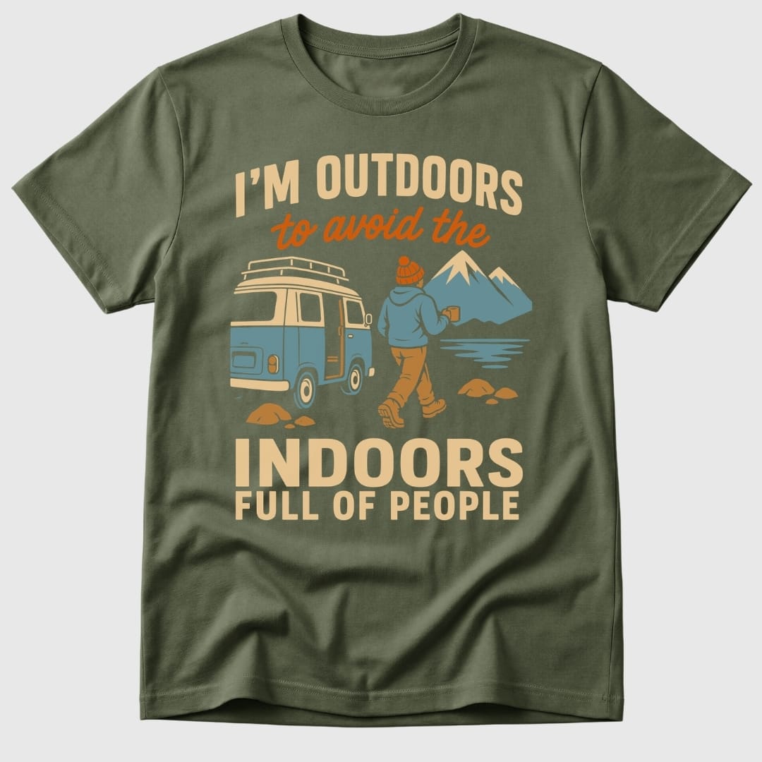 Outdoors v Indoors T-Shirt