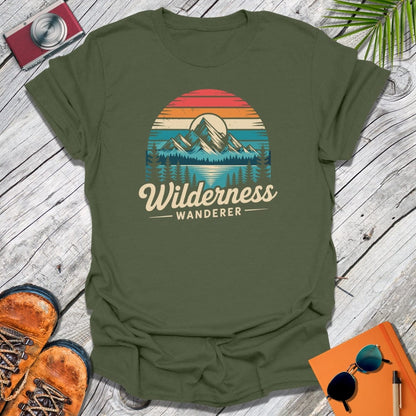 Retro Wilderness Wanderer T-Shirt