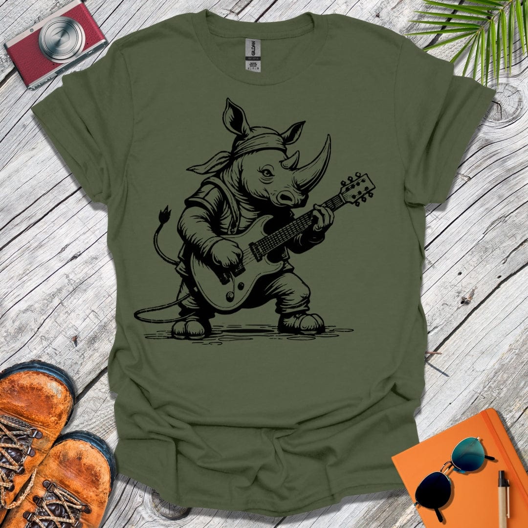 Rhino Guitarist T-Shirt