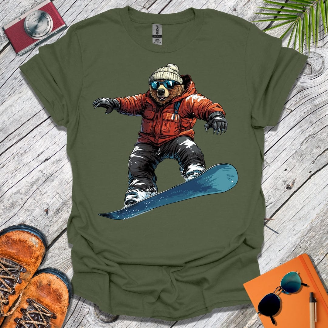 Snowboardin' Bear T-Shirt