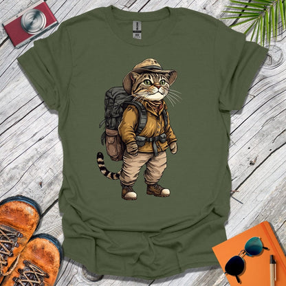 Explorer Tabby Cat T-Shirt