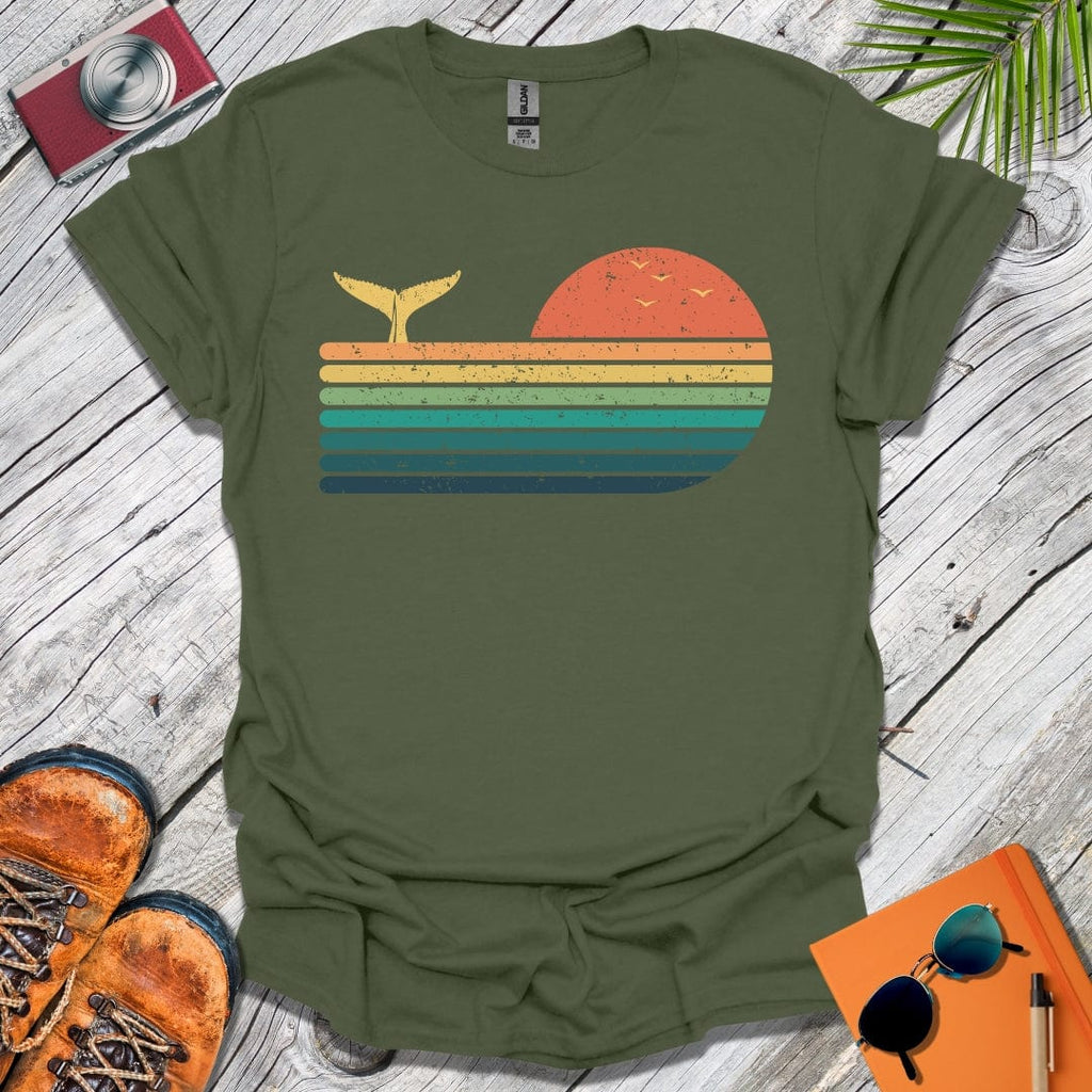 Whale Tail Sunset T-Shirt