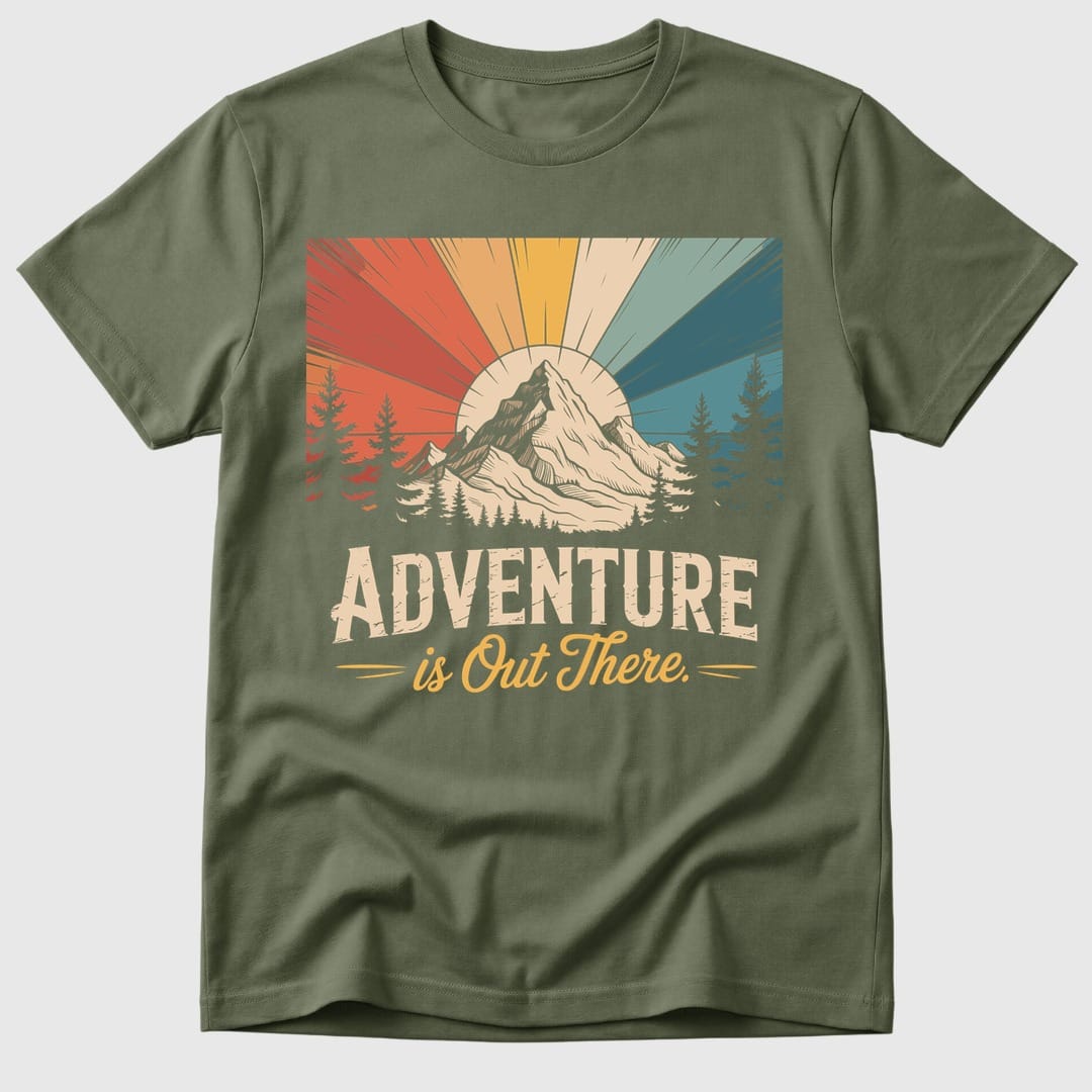 Military Green Adventure Out There - Mosaic Rhino