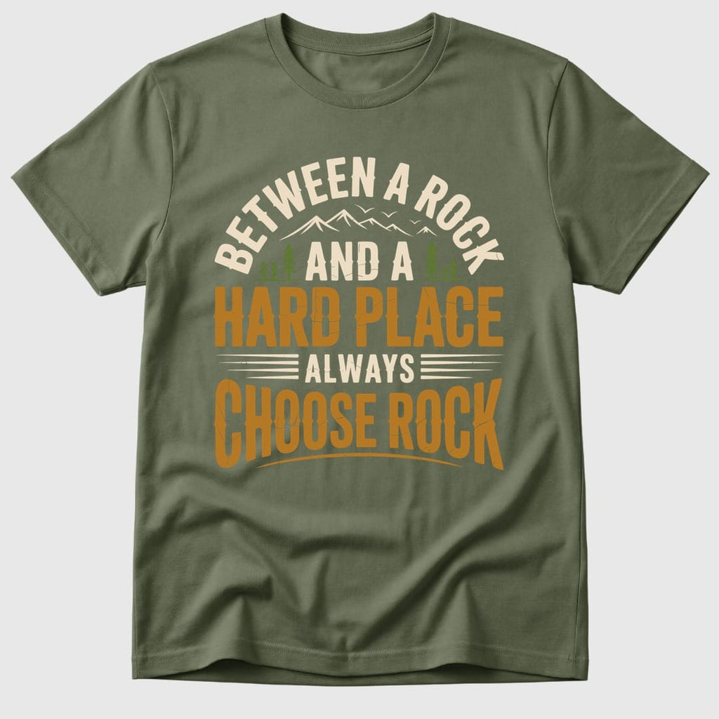 Military Green Always Choose Rock - Mosaic Rhino