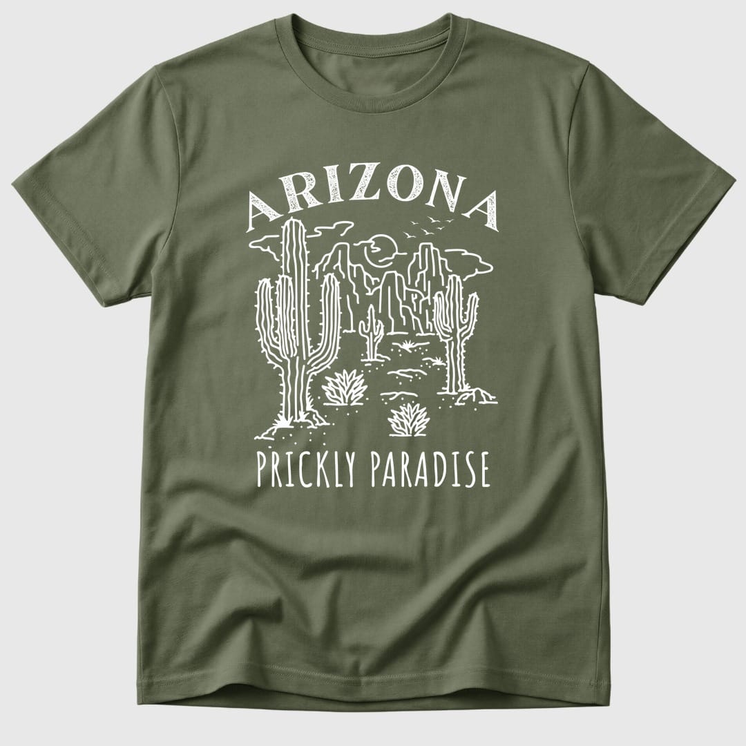 Military Green Arizona Prickly Paradise - Mosaic Rhino