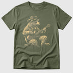 Military Green Backwoods Blues Bear - Mosaic Rhino