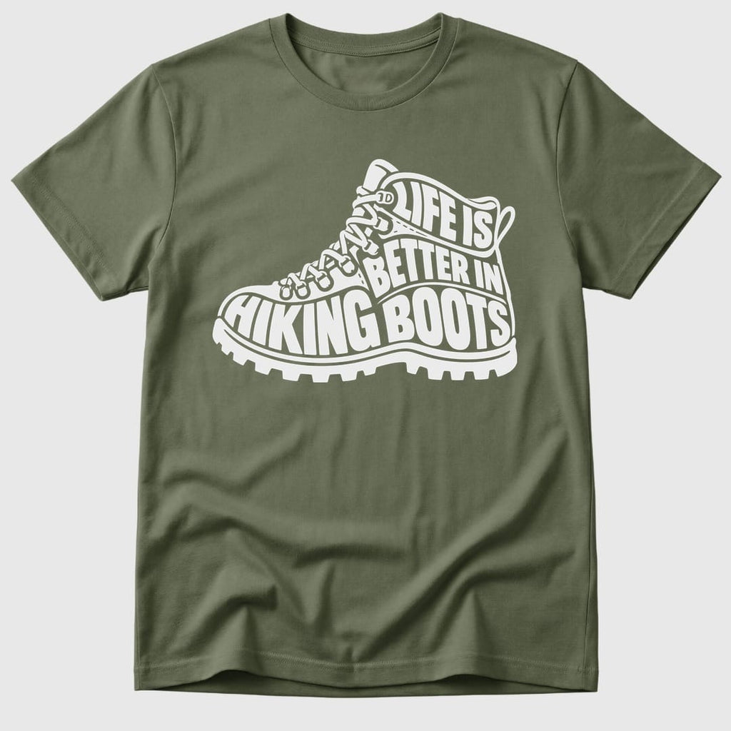 Military Green Better In Hiking Boots - Mosaic Rhino