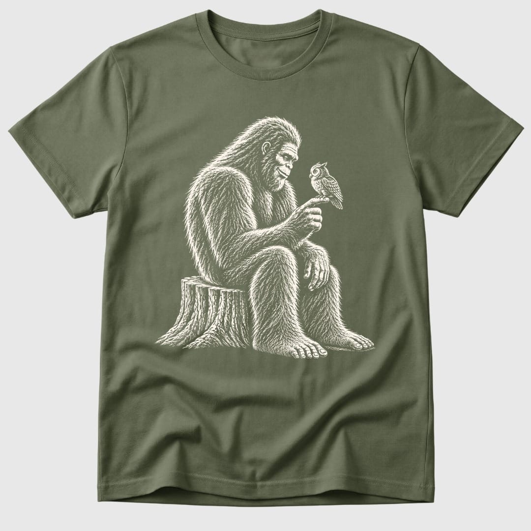 Military Green Bigfoot Wisdom - Mosaic Rhino