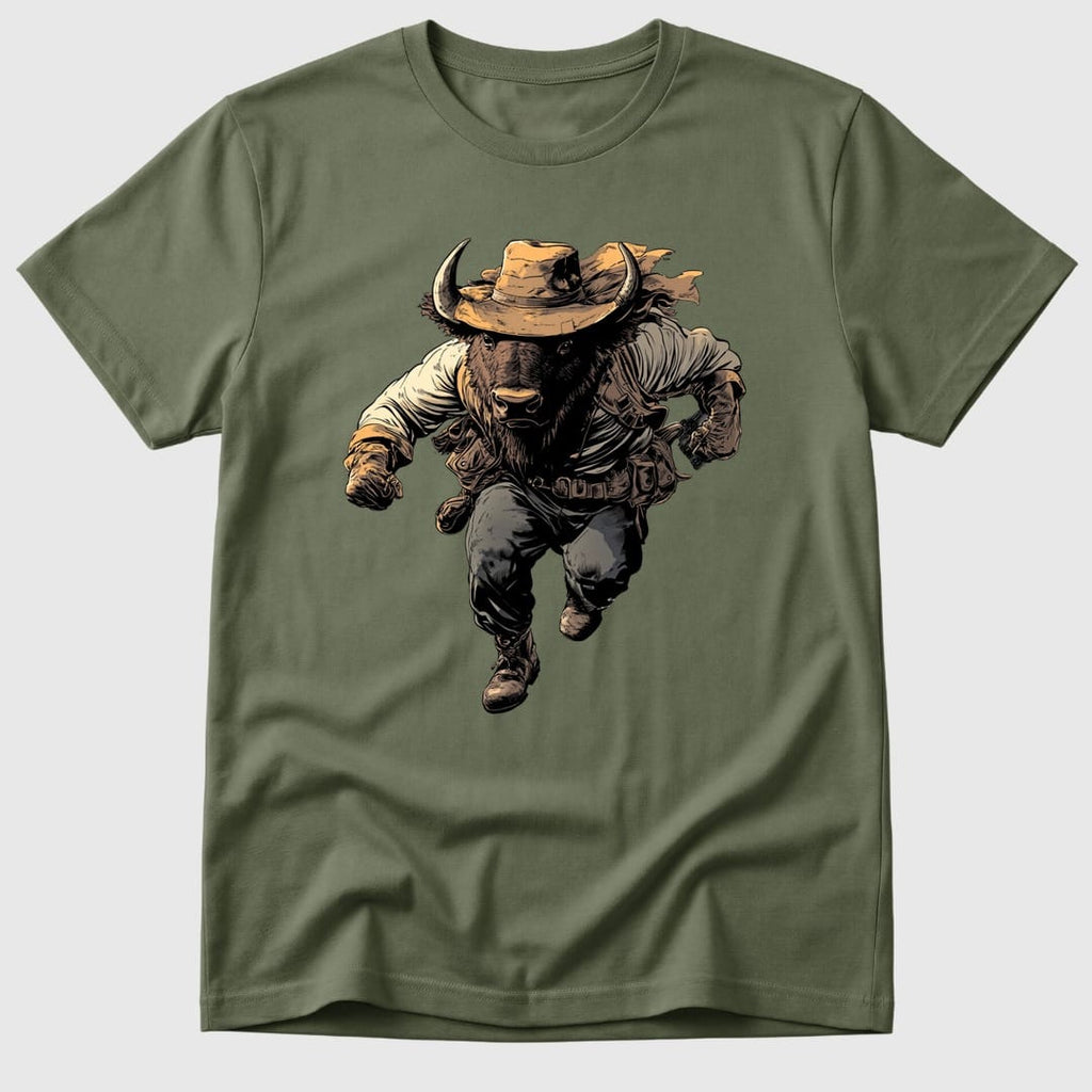 Military Green Bison Jones - Mosaic Rhino