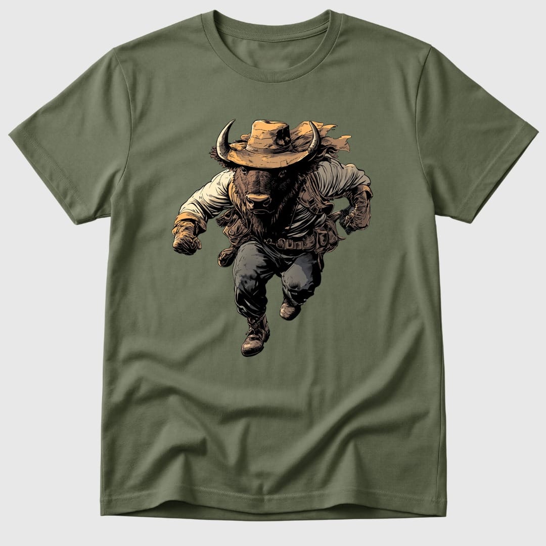 Military Green Bison Jones - Mosaic Rhino