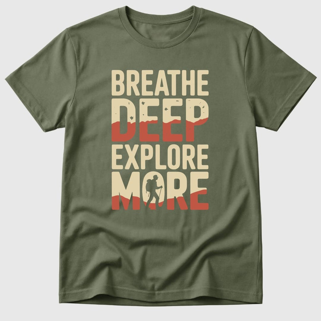 Military Green Breathe Deep - Mosaic Rhino