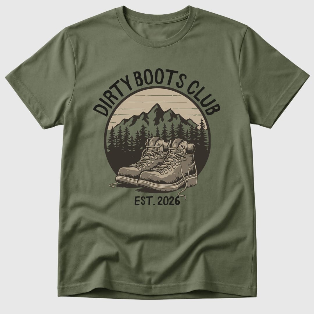 Military Green Dirty Boots Club - Mosaic Rhino