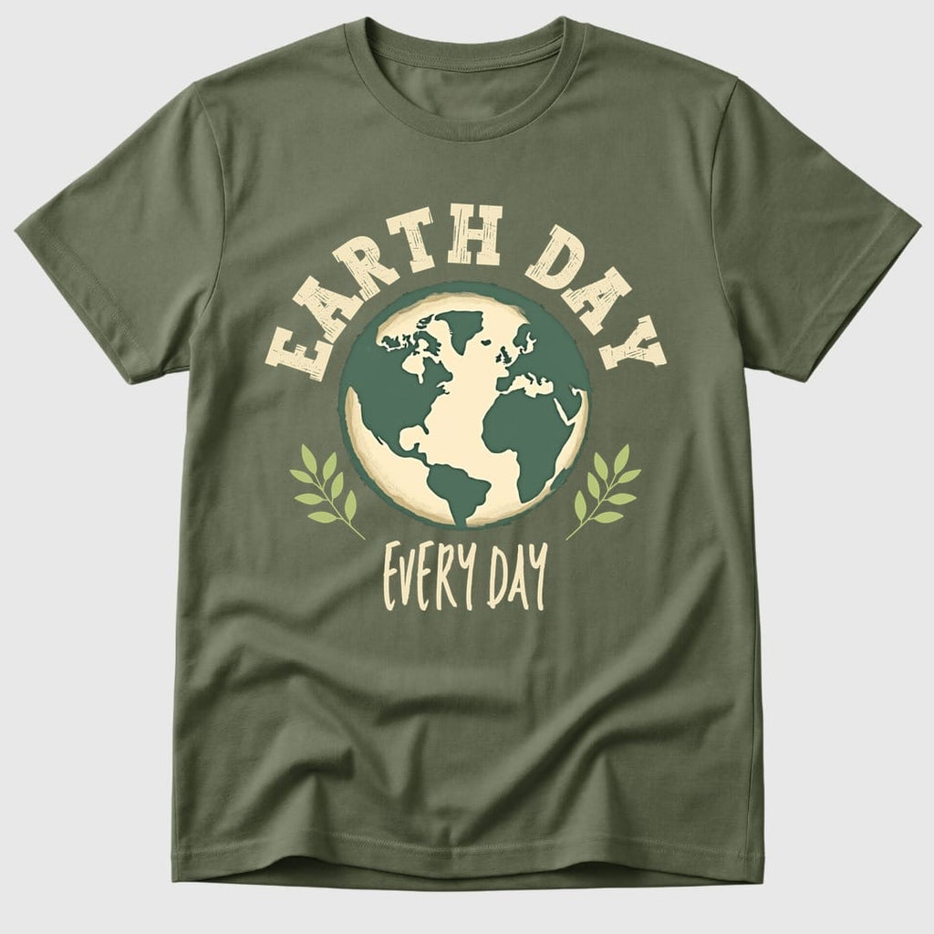 Military Green Earth Day Every Day - Mosaic Rhino