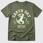 Military Green Earth Day Every Day - Mosaic Rhino