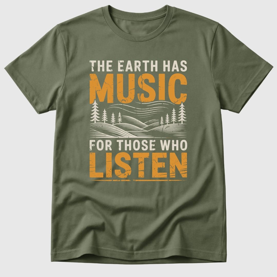 Military Green Earth's Music - Mosaic Rhino