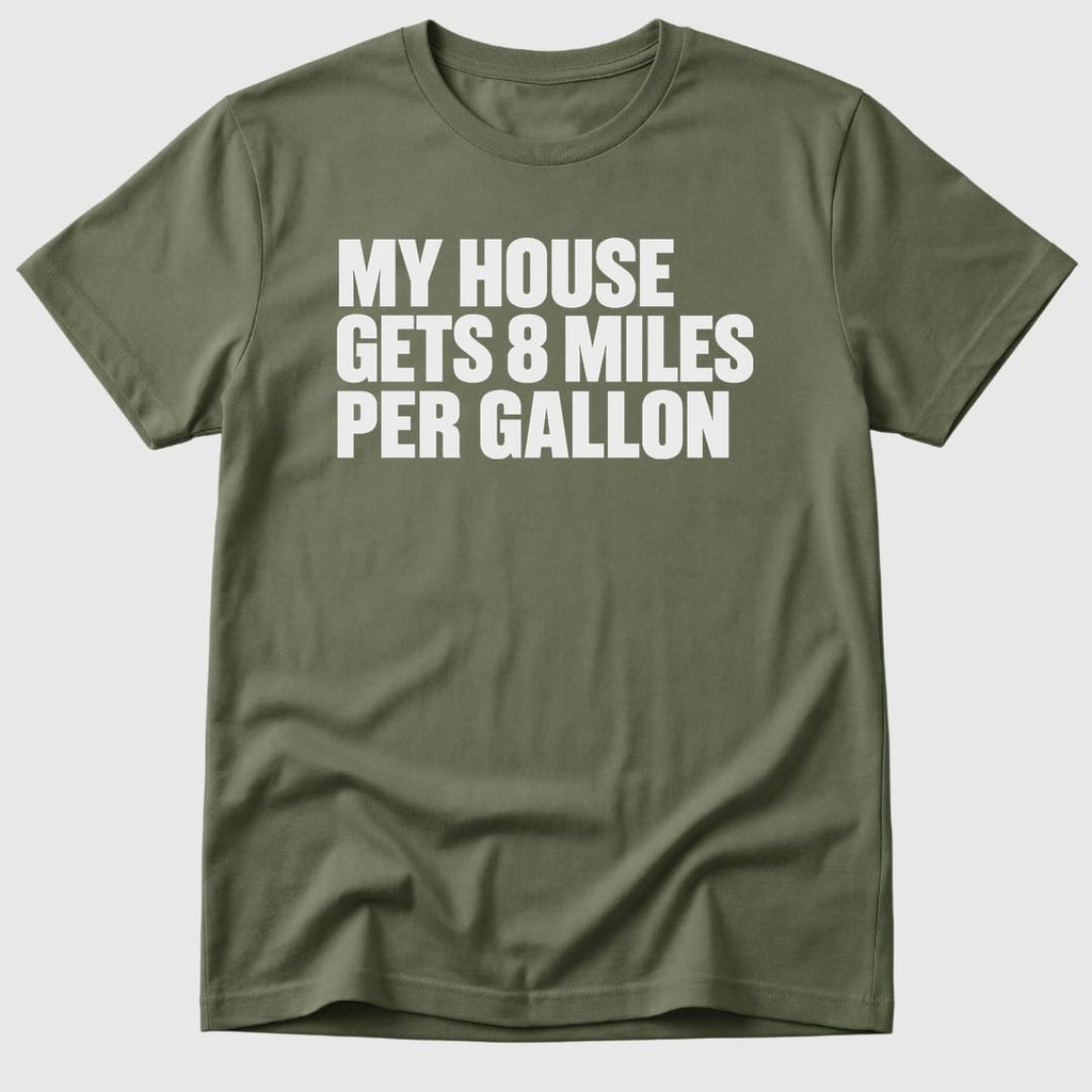 Military Green Eight Miles Per Gallon - Mosaic Rhino