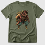 Military Green Explorer Bison - Mosaic Rhino