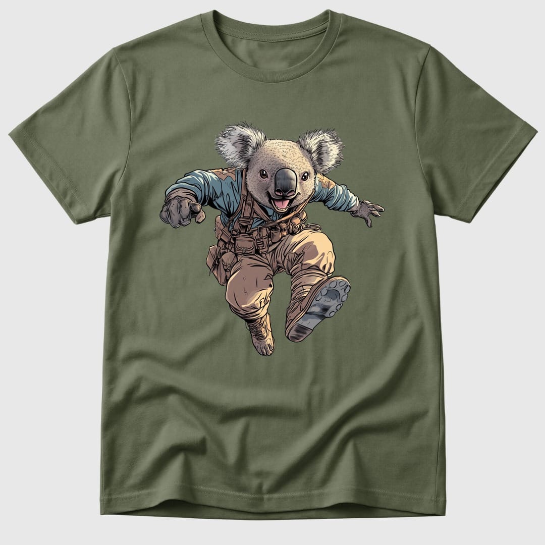 Military Green Explorer Koala - Mosaic Rhino
