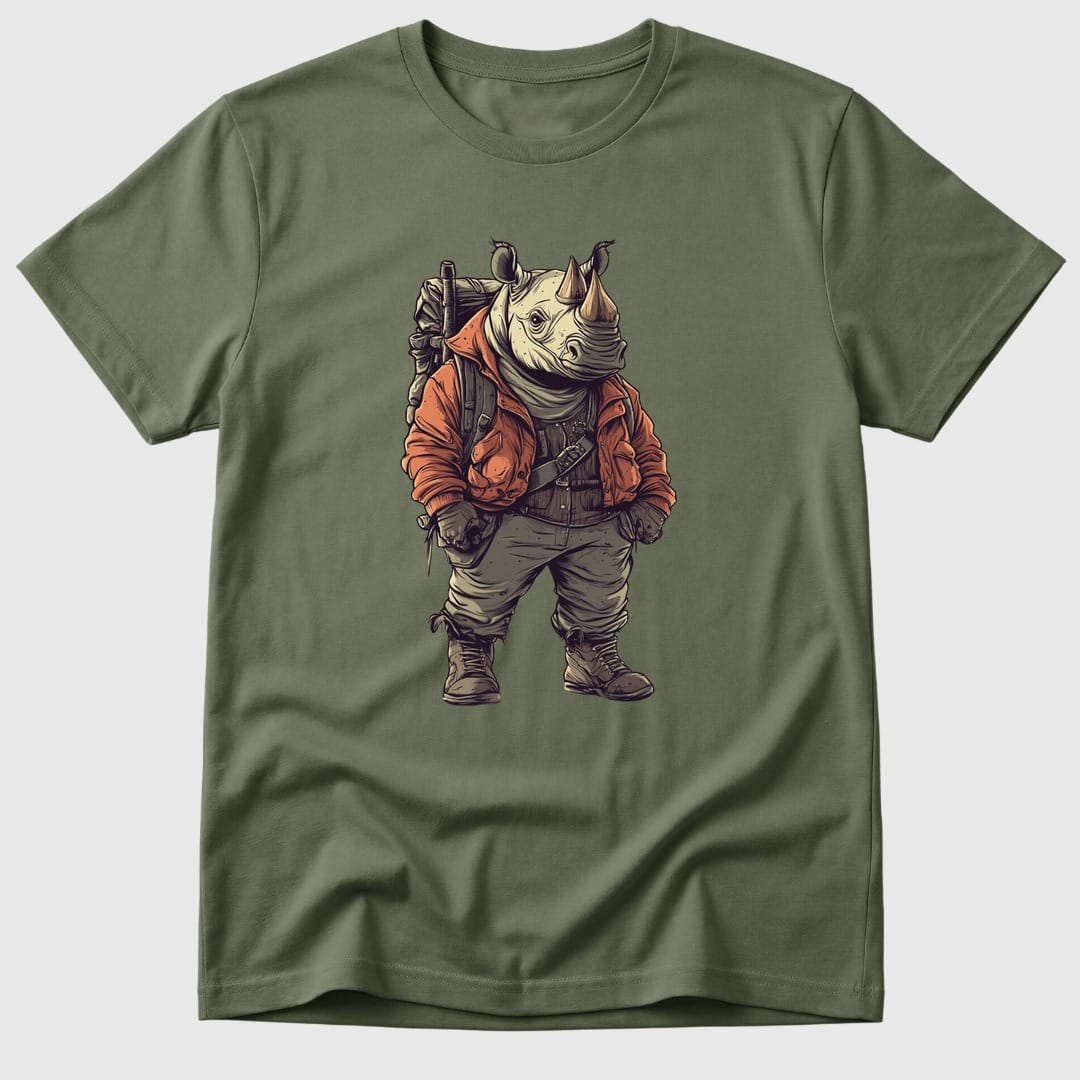 Military Green Explorer Rhino - Mosaic Rhino