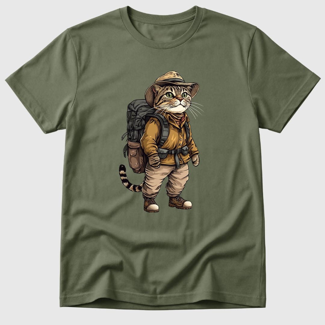 Military Green Explorer Tabby Cat - Mosaic Rhino