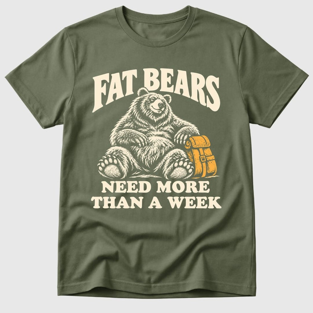 Military Green Fat Bears - Mosaic Rhino