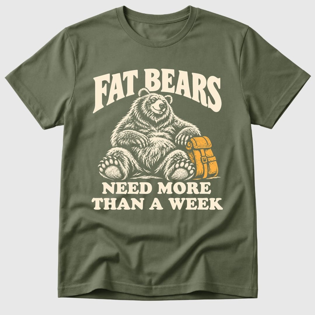 Military Green Fat Bears - Mosaic Rhino