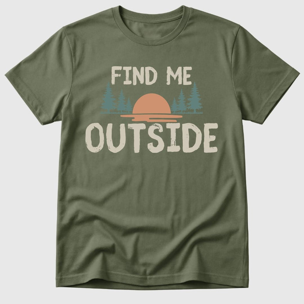 Military Green Find Me Outside - Mosaic Rhino
